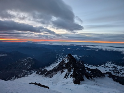 Sunrise on the mountain