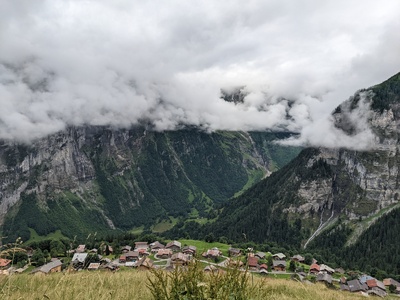 View from my hostel in Gimmelwald